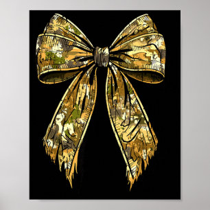Tarnung Camo-Bogenjägerin Poster