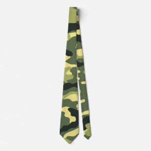 Tarnung Camping Jagd Grün Camouflage Krawatte