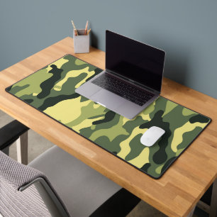 Tarnung Camping Jagd Grün Camouflage Schreibtischunterlage