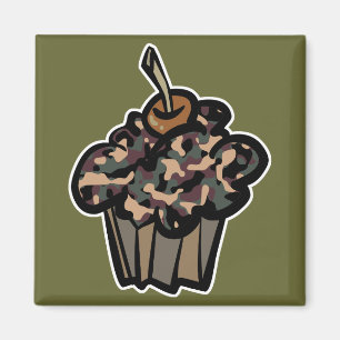 Tarnung-Cupcake Magnet