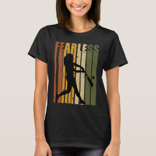 Tarnung Damen Baseball Fierce Silhouette Camo T-Shirt