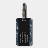 Tarnung der Marine-NWU kundengerecht Gepäckanhänger (Rückseite vertikal)