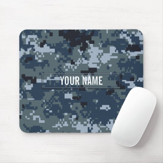 Tarnung der Marine-NWU kundengerecht Mousepad (Mit Mouse)