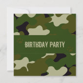 Tarnung Einladung (Vorderseite)