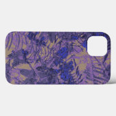 Tarnung gegen blaue Blume Case-Mate iPhone Hülle (Rückseite (Horizontal))