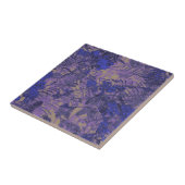 Tarnung gegen blaue Blume Fliese (Seite)