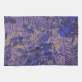 Tarnung gegen blaue Blume Handtuch (Horizontal)