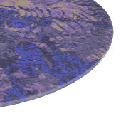 Tarnung gegen blaue Blume Schneidebrett (Ecke)