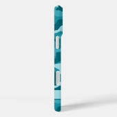 Tarnung in Teal personalisiert Case-Mate iPhone Hülle (Rückseite / Rechts)