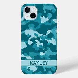 Tarnung in Türkis personalisiert Case-Mate iPhone Hülle