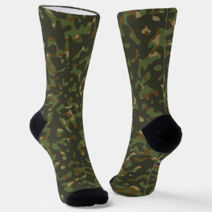 Tarnung Kampf Jagd Grün Braun Beige Khaki Socken