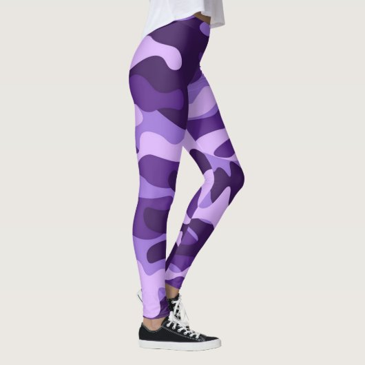 Tarnung lila leggings (Rechts)