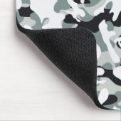 Tarnung mit Schneestaub Mousepad (Ecke)