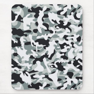 Tarnung mit Schneestaub Mousepad