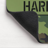 Tarnung Monogramm Mousepad (Ecke)