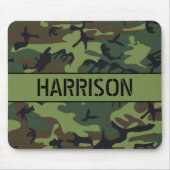 Tarnung Monogramm Mousepad (Vorne)