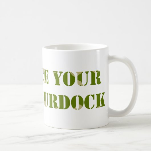 Tarnung Murdock Tasse (Rechts)