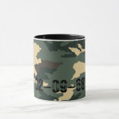 Tarnung muster Sleeve For iPads Coffee Mug Tasse (Zentrum)