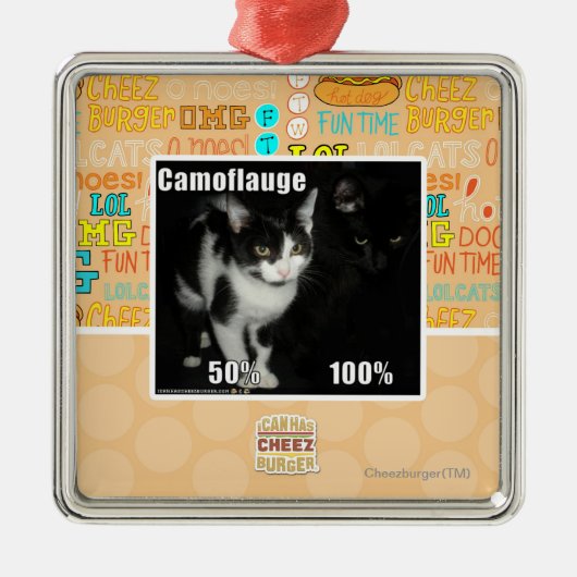 Tarnung Ornament Aus Metall (Vorne)