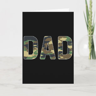 Tarnung Papa Vatertag Karte