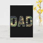 Tarnung Papa Vatertag Karte (Gelbe Blume)