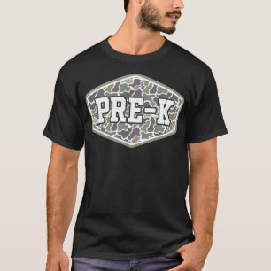 Tarnung Pre-K Junge Hallo Pre-K-Schüler Lehrer T-Shirt