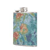 Tarnung und Blumen Flachmann (Links)