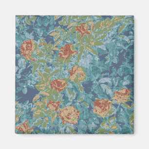 Tarnung und Blumen Magnet
