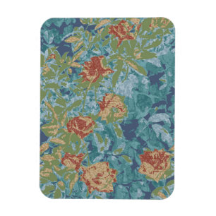 Tarnung und Blumen Magnet