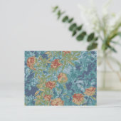 Tarnung und Blumen Postkarte (Stehend Vorderseite)