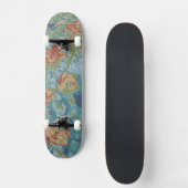 Tarnung und Blumen Skateboard (Vorderseite)
