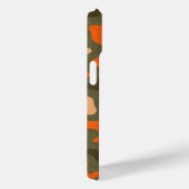 Tarnung und Orange passend Case-Mate iPhone Hülle (Rückseite / Rechts)