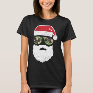 Tarnung Weihnachten im Juli Retro Vintage Tarnung T-Shirt