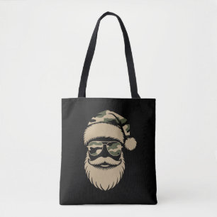 Tarnung Weihnachtsmann Sonnenbrille Xmas Camouflag Tasche