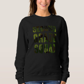Tarnung Zweitklässler-Trupp Lehrer Hallo 2. Klässl Sweatshirt