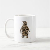 Tarnungpenguin-Silhouette Kaffeetasse (Links)