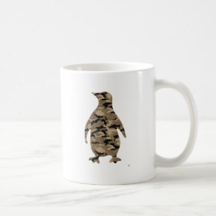 Tarnungpenguin-Silhouette Kaffeetasse