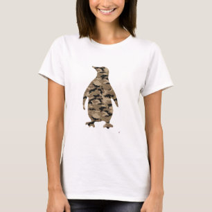 Tarnungpenguin-Silhouette T-Shirt