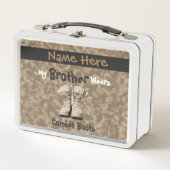 Tarnungs-Brotdosen Metall Brotdose (Vorderseite)