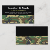 Tarnungs-/Camouflage-berufliche Geschäfts-Karte Visitenkarte (Vorne/Hinten)