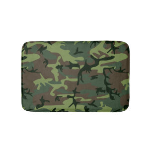 Tarnungs-Camouflage-Grün-Brown-Muster Badematte