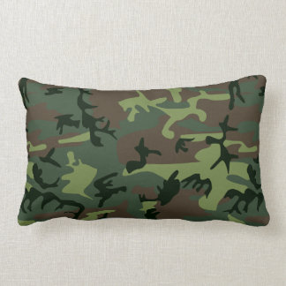 Tarnungs-Camouflage-Grün-Brown-Muster Lendenkissen