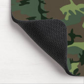 Tarnungs-Camouflage-Grün-Brown-Muster Mousepad (Ecke)