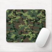 Tarnungs-Camouflage-Grün-Brown-Muster Mousepad (Mit Mouse)