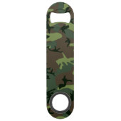 Tarnungs-Camouflage-Grün-Brown-Muster Speed Flaschenöffner (Vorderseite)