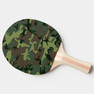 Tarnungs-Camouflage-Grün-Brown-Muster Tischtennis Schläger