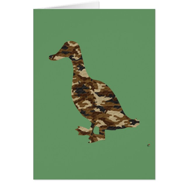 Tarnungs-Enten-Silhouette (Vorne)
