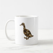 Tarnungs-Enten-Silhouette Kaffeetasse (Links)