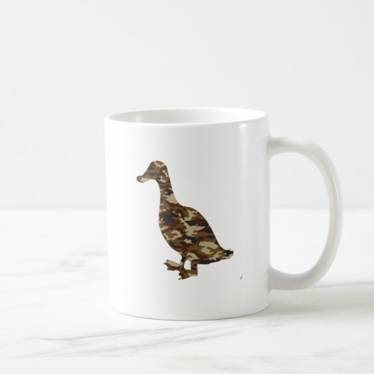Tarnungs-Enten-Silhouette Kaffeetasse (Rechts)