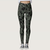 Tarnungs-große Camouflage-militärisches grünes Leggings (Vorderseite)